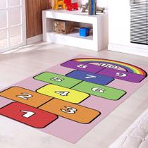 Tapete Infantil Amarelinha 60x120 Antiderrapante