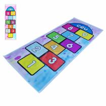 Tapete Infantil Amarelinha Brincadeira Kids Pedagogico Rz