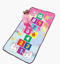 Tapete Infantil Amarelinha Unicornio