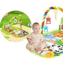 Tapete Infantil Atividades Piano Interativo Bebê Desenvolvimento Sensorial Educativo Colorido