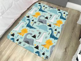 Tapete Infantil Atividades Transfer 95x130cm Dinossauros