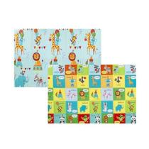 Tapete Infantil Bebê Animal Party Dupla Face e Impermeável Tapete Infantil Bebê Animal Party Dupla Face e Impermeável