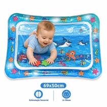Tapete Infantil Bebê Inflável Água Atividades Sensorial Almofada Tapete Infantil Bebê Inflável Água Atividades Sensorial Almofada