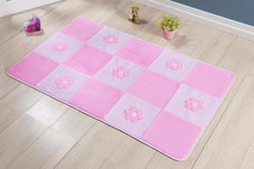 Tapete Infantil Big Premium - 120 cm x 74 cm - Margaridas - Rosa