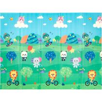Tapete Infantil Buba Zoo Impermeável Dupla Face Dobrável 146x195cm Tapete Infantil Buba Zoo Impermeável Dupla Face Dobrável 146x195cm