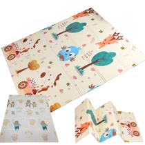 Tapete Infantil Criança Bebe Dupla Face Tatame Dobravel Emborrachado Antiderrapante Macio Dois Lados Divertidos Resistente