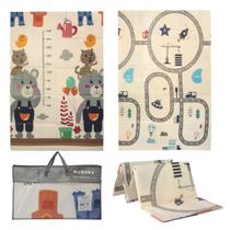 Tapete Infantil De Atividades Dupla Face Tatame Emborrachado Dobrável - Kababy Tapete Infantil De Atividades Dupla Face Tatame Emborrachado Dobrável - Kababy