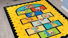 Tapete Infantil Decorativo Educativo Para Brincar Infantil - Casa Pedro