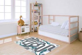Tapete Infantil Decorativo, Retangular, 1,00m X 1,30m - Pista com Paisagem Tapete Infantil Decorativo, Retangular, 1,00m X 1,30m - Pista com Paisagem