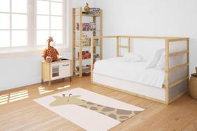 Tapete Infantil Decorativo, Retangular, 135cm - Girafa