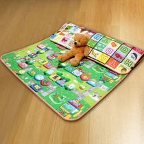 Tapete Infantil Dupla Face 180x120cm Dobrável Emborrachado Bebê Atividades Educativo Antiderrapante Tapete Infantil Dupla Face 180x120cm Dobrável Emborrachado Bebê Atividades Educativo Antiderrapante