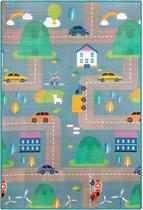 Tapete Infantil Dupla Face Abcd Carros Ibimboo