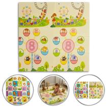 Tapete Infantil Dupla Face Impermeável Tatame Dobrável