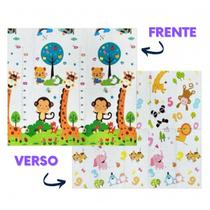 Tapete Infantil Educativo de Atividade para Bebê Dupla Face Emborrachado 1,80 x 1,20