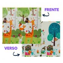 Tapete Infantil Educativo de Atividade para Bebê Dupla Face Emborrachado 1,80 x 1,20