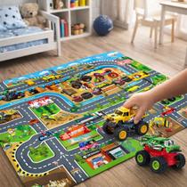 Tapete Infantil Educativo Pista De Carrinho Antiderrapante