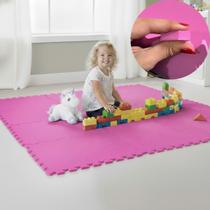Tapete Infantil EVA Emborrachado 50x50x1cm 10mm proteção Bebê e Crianças Antiderrapante Decoração Quarto Área de Brincar Lavável impermeável