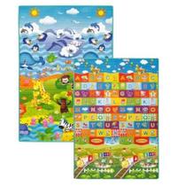 Tapete Infantil Impermeável Dupla Face Abc Leão Ibimboo Tapete Infantil Impermeável Dupla Face Abc Leão Ibimboo