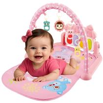Tapete Infantil Interativo Musical Bebe Piano Animais Rosa Tapete Infantil Interativo Musical Bebe Piano Animais Rosa