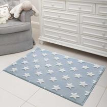 Tapete Infantil Jolitex Mimo Estrela Azul 0,7x1,00m