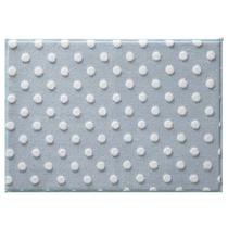 Tapete Infantil Jolitex Mimo Poa Azul 0,70Cm X 1,00M