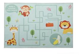 Tapete Infantil Juvenil ZOO 70cm X 100 Cm Jolitex