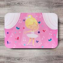 Tapete Infantil Menina Bailarina Loira 40x60cm Tapete Infantil Menina Bailarina Loira 40x60cm