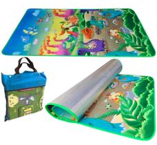 Tapete Infantil Para Bebês Educativo Tatame Térmico Impermeável 100x1,80M - Polies