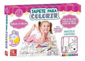 Tapete Infantil Para Colorir Princesa - Brincadeira de Criança