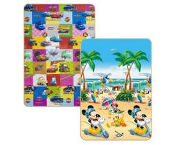 Tapete Infantil para Quarto Retangular - Recreio Disney Carros Mickey 120x180cm Jolitex