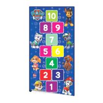 Tapete infantil patrulha canina amarelinha colorida 140cm - LIDER Tapete infantil patrulha canina amarelinha colorida 140cm - LIDER