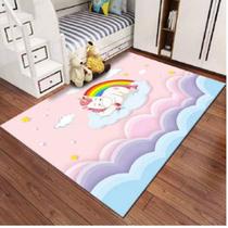 Tapete Infantil Playground Belga Kids Infantil 100cm X 140cm Quarto Estampas Divertidas