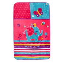 Tapete Infantil Pretty Girl - Brinde Cobertor bebe ZOO bege ou rosa Tapete Infantil Pretty Girl - Brinde Cobertor bebe ZOO bege ou rosa