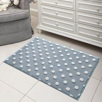 Tapete Infantil Quarto Bebe Menino Jolitex Mimo 0,70x1m Poa Azul Tapete Infantil Quarto Bebe Menino Jolitex Mimo 0,70x1m Poa Azul