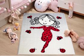 Tapete Infantil Quarto Menina Antialergico 0,50x0,80 Lancer