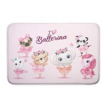 Tapete Infantil Rosa Bailarina Safari Para Porta Tapete Infantil Rosa Bailarina Safari Para Porta