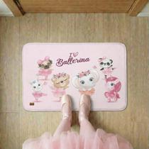 Tapete Infantil Rosa Bailarina Safari Para Porta Tapete Infantil Rosa Bailarina Safari Para Porta