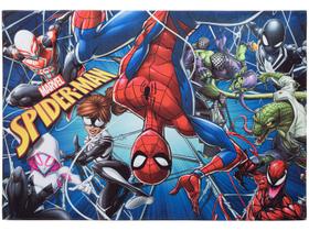 Tapete Infantil Spider Man Retangular Joy Marvel - Aventura 70x100cm Jolitex