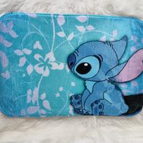 Tapete Infantil Stitch Sublimado Flannel Estampa Impressão Digital Antiderrapante