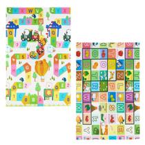Tapete Infantil Tatame Emborrachado Dupla Face ABC Maxi Baby