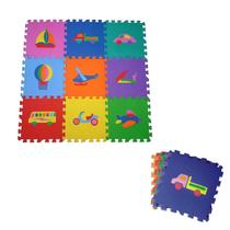 Tapete Infantil, Tatame, Meio de Transporte 30x30 cm 5mm - Gv Brink