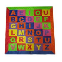 Tapete Interativo Alfabeto em material sintético 1,16 x 1,16m ou 1,90 x 1,90m