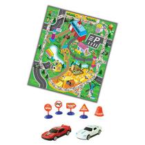Tapete interativo de Atividades infantil p/ Menino 80x70cm + 2 Carrinhos para brincar junto Tapete interativo de Atividades infantil p/ Menino 80x70cm + 2 Carrinhos para brincar junto