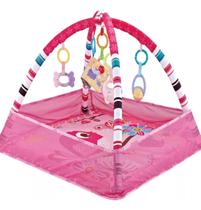 Tapete Interativo Infantil para Bebê Rosa Snel Home Tapete Interativo Infantil para Bebê Rosa Snel Home