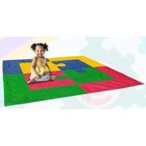 Tapete Interativo Tapetão Puzzle Luxo 2,00 x 2,00m em material sintético