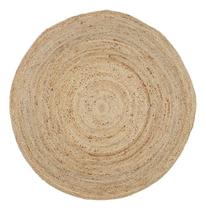 Tapete Interno Redondo Liso De Juta 1,5x1,5 Bege - Inspire Tapete Interno Redondo Liso De Juta 1,5x1,5 Bege - Inspire
