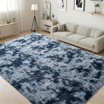 Tapete ISEAU 91x152 cm Tapete antiderrapante macio Tie-Dye