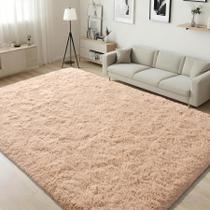Tapete ISEAU Fluffy Shaggy Area 91x152 cm Camel
