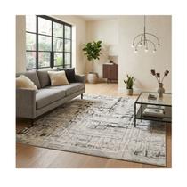 Tapete Island Para Sala Abstrato 200x300 Zara Bege Marrom Tapete Island Para Sala Abstrato 200x300 Zara Bege Marrom