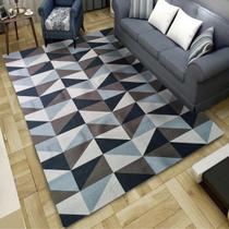 Tapete Jacquard 1,00 x 1,40 Estampado Toque Aveludado Macio Confortável Hipoalérgico Antiderrapante